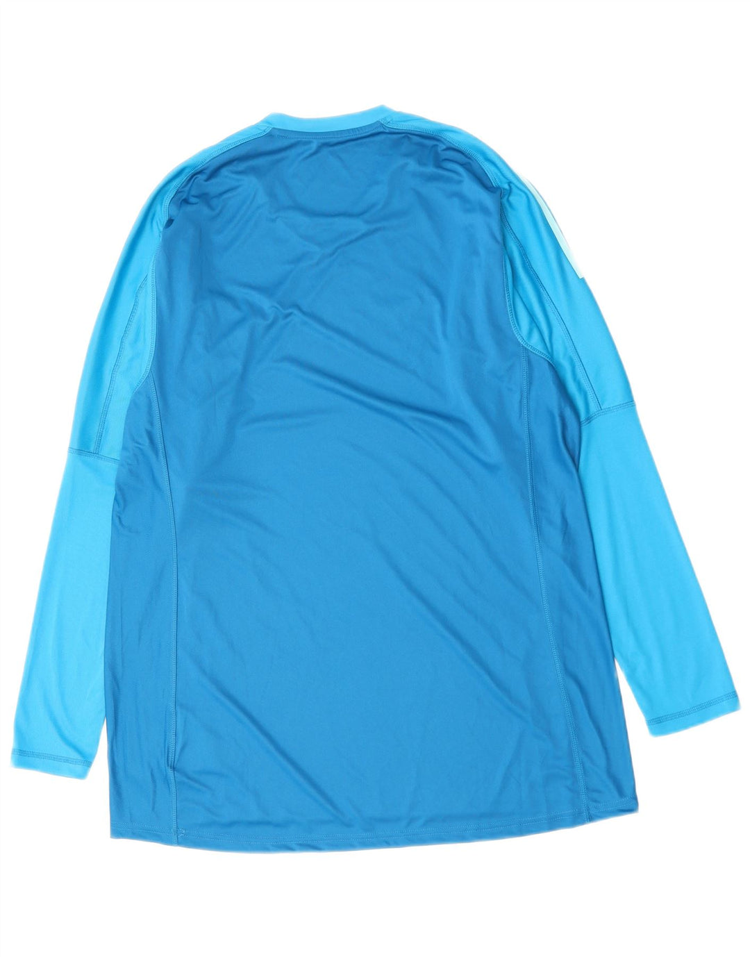 Ανδρικό T-Shirt Climalite ADIDAS Top XL Μπλε ριγέ πολυεστέρα