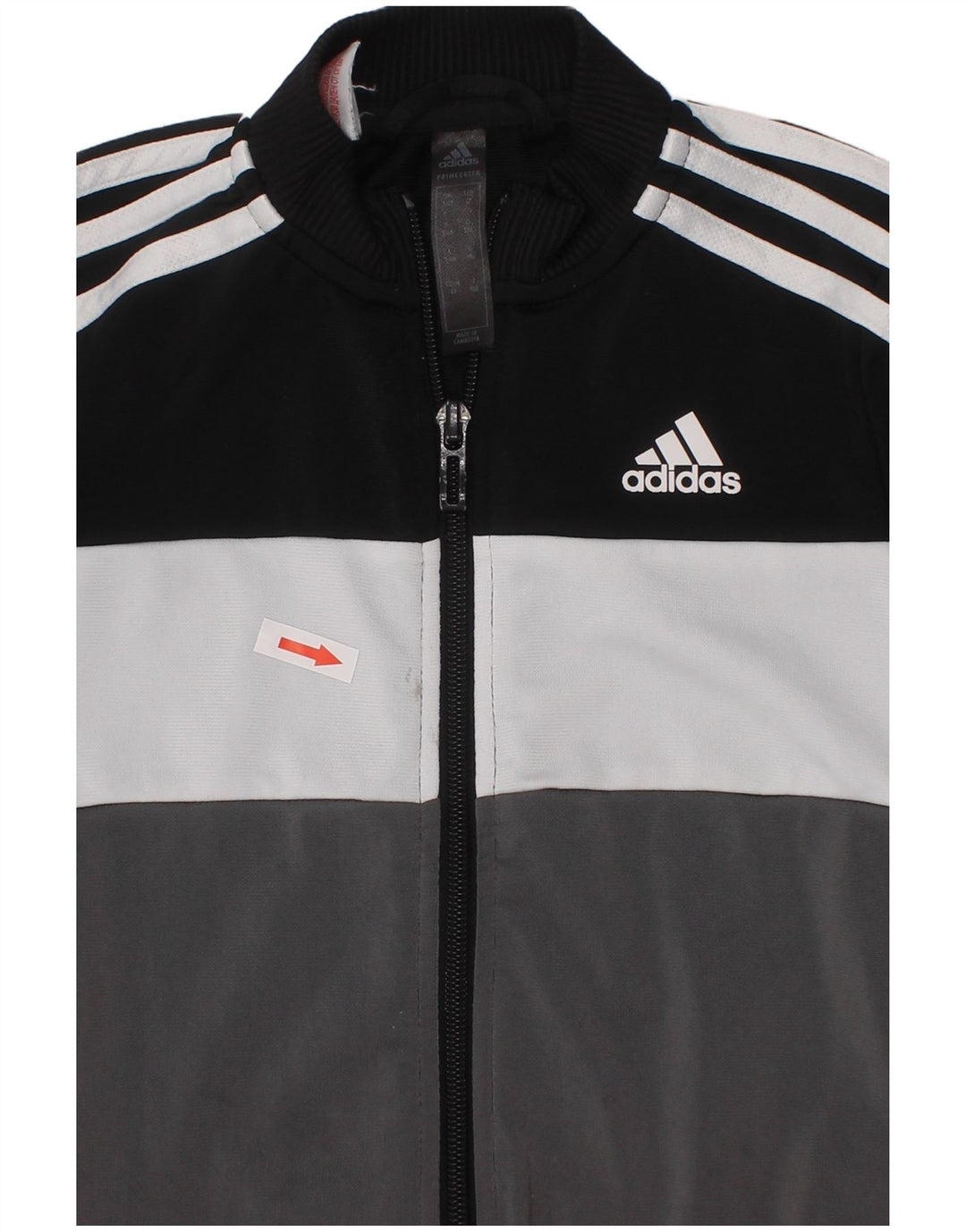 Adidas Boys αθλητική φόρμα Adidas Top Jacket 3-4 Years Black Colourblock Polyester