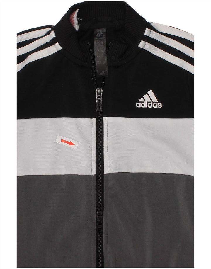 Adidas Boys αθλητική φόρμα Adidas Top Jacket 3-4 Years Black Colourblock Polyester