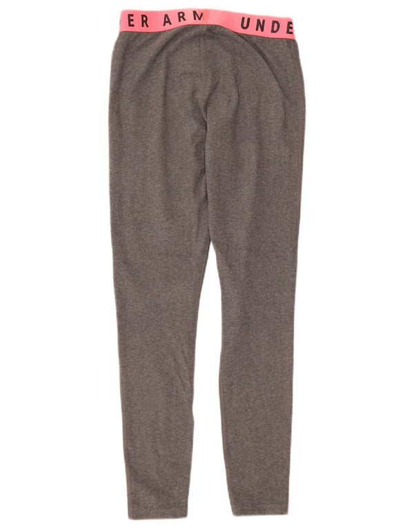 Under Armour Γυναικεία γραφικά κολάν UK 4 XS Grey Colourblock