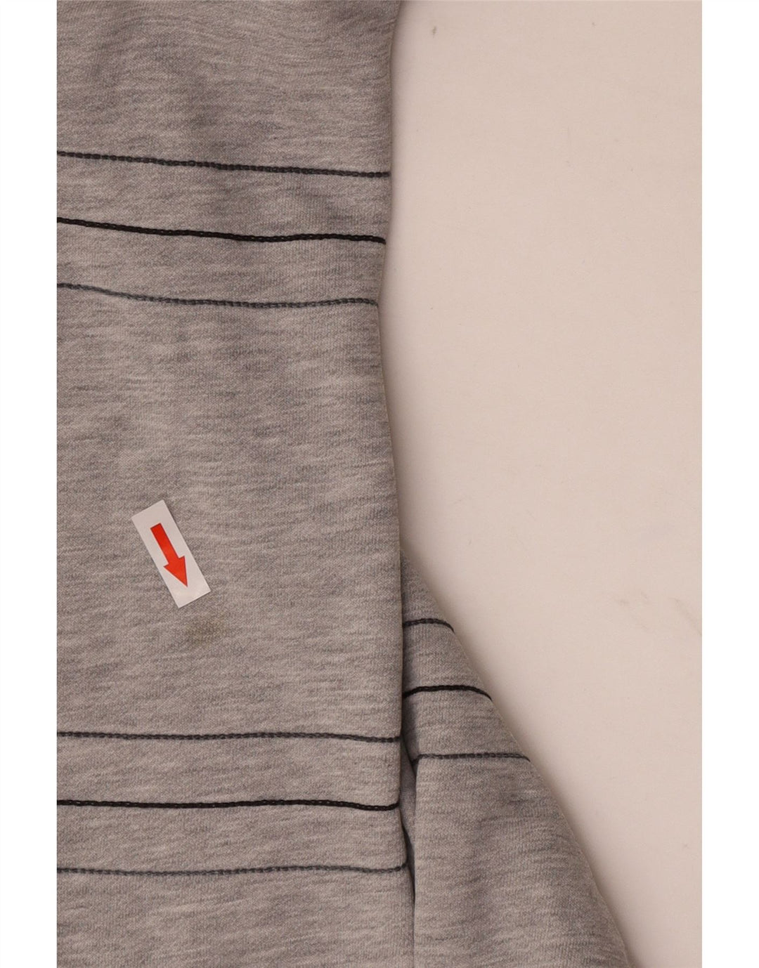 Ανδρικό φούτερ Adidas Jumper Μεγάλο γκρι βαμβακερό ριγέ