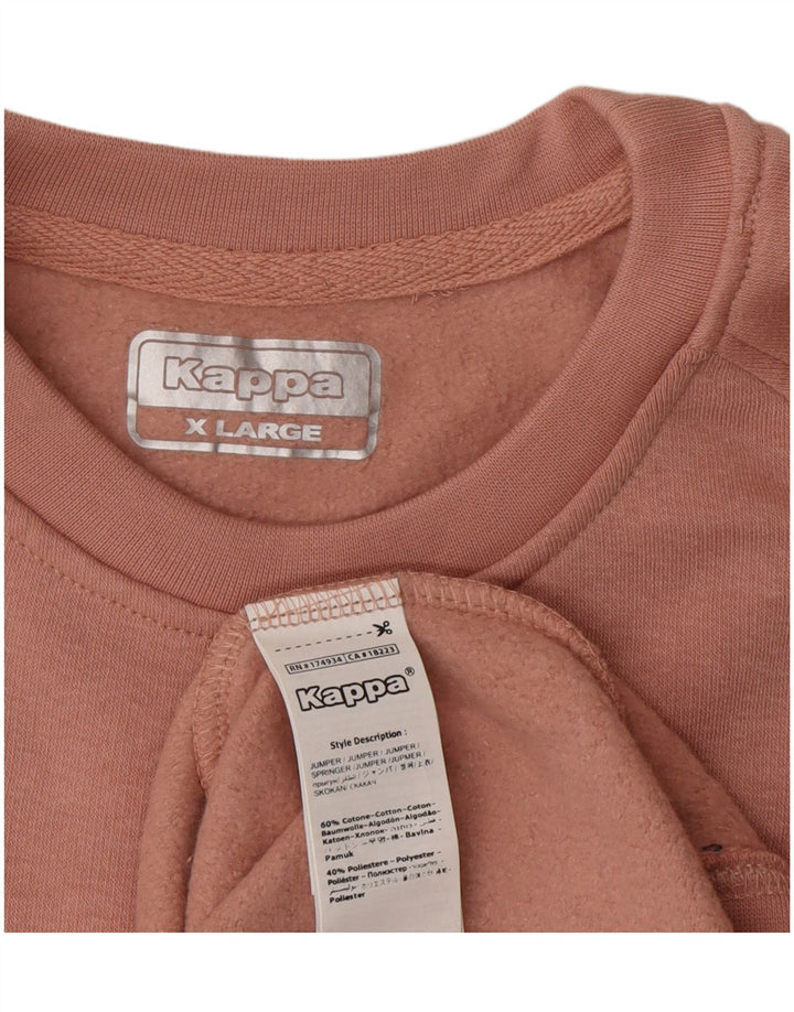 Ανδρικό φούτερ Kappa Jumper XL Ροζ βαμβακερό