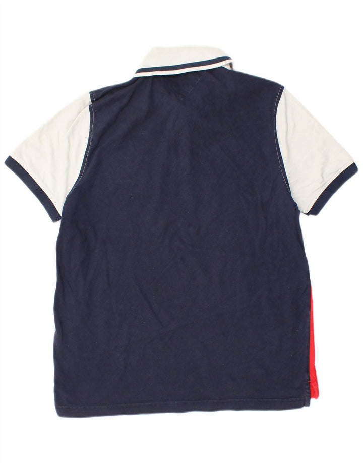 Ανδρικό γραφικό πόλο μπλουζάκι Tommy Hilfiger μεσαίο πολύχρωμο ριγέ
