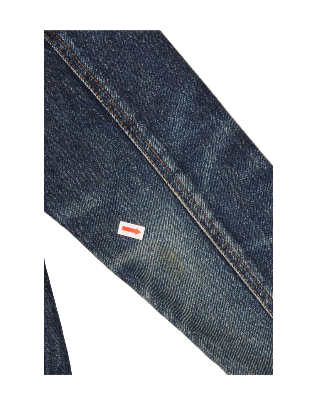 PIT STOP Womens Denim Jacket UK 14 Large Blue Cotton Vintage Pit Stop and Second-Hand Pit Stop from Messina Hembry 