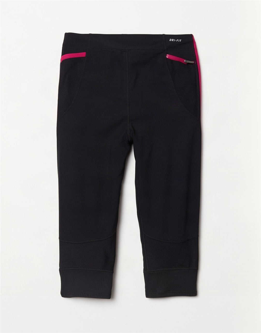 Γυναικεία κολάν Nike Dri Fit Capri UK 14 Large Black Colorblock Polyester