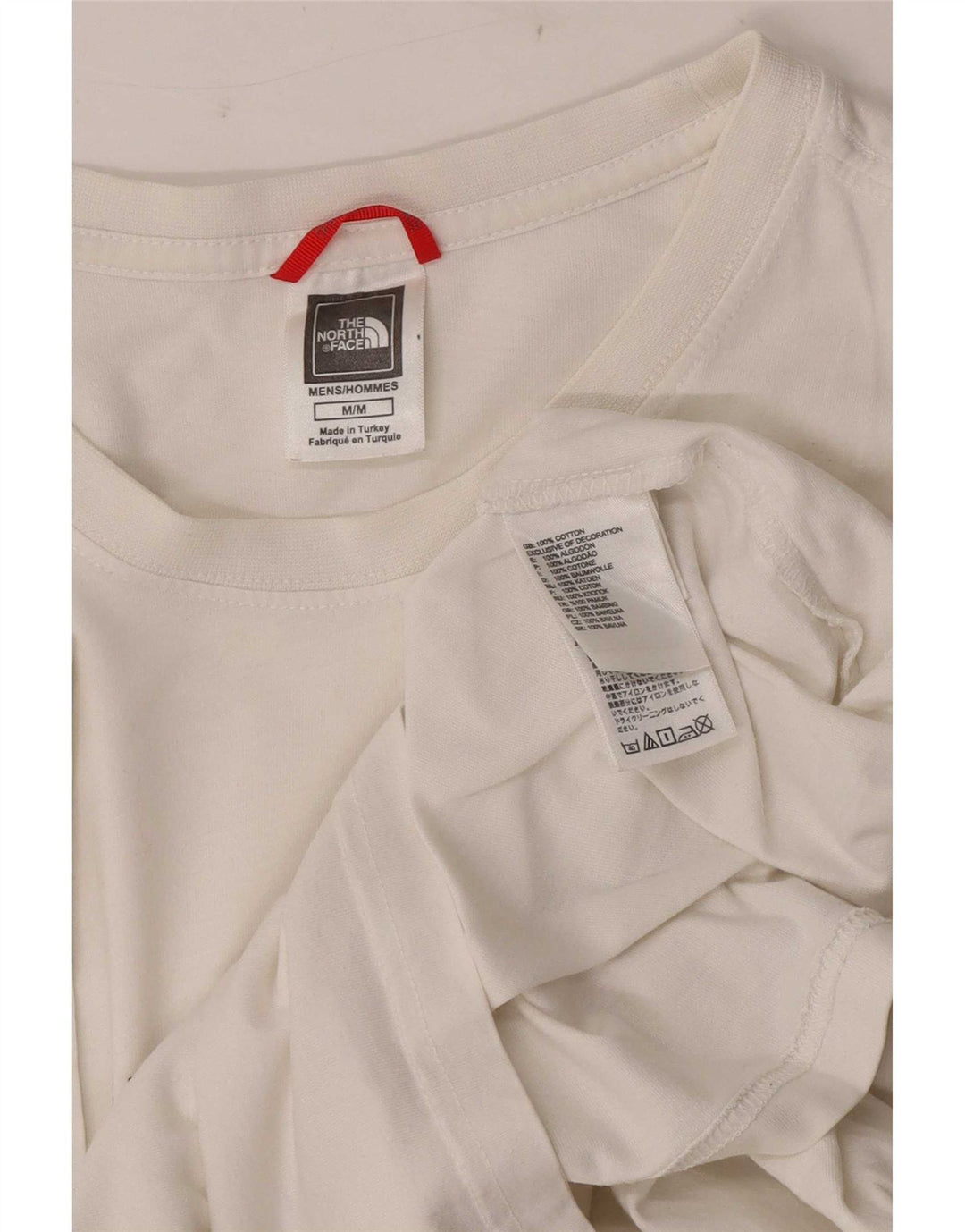 Ανδρικό T-Shirt North Face Top από μεσαίο λευκό βαμβακερό