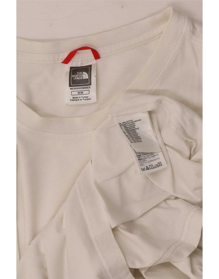 Ανδρικό T-Shirt North Face Top από μεσαίο λευκό βαμβακερό