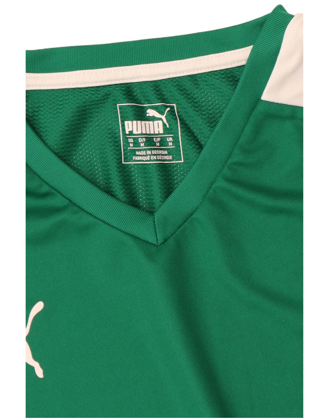 Ανδρικό γραφικό μπλουζάκι Puma Top μεσαίο πράσινο χρώμα