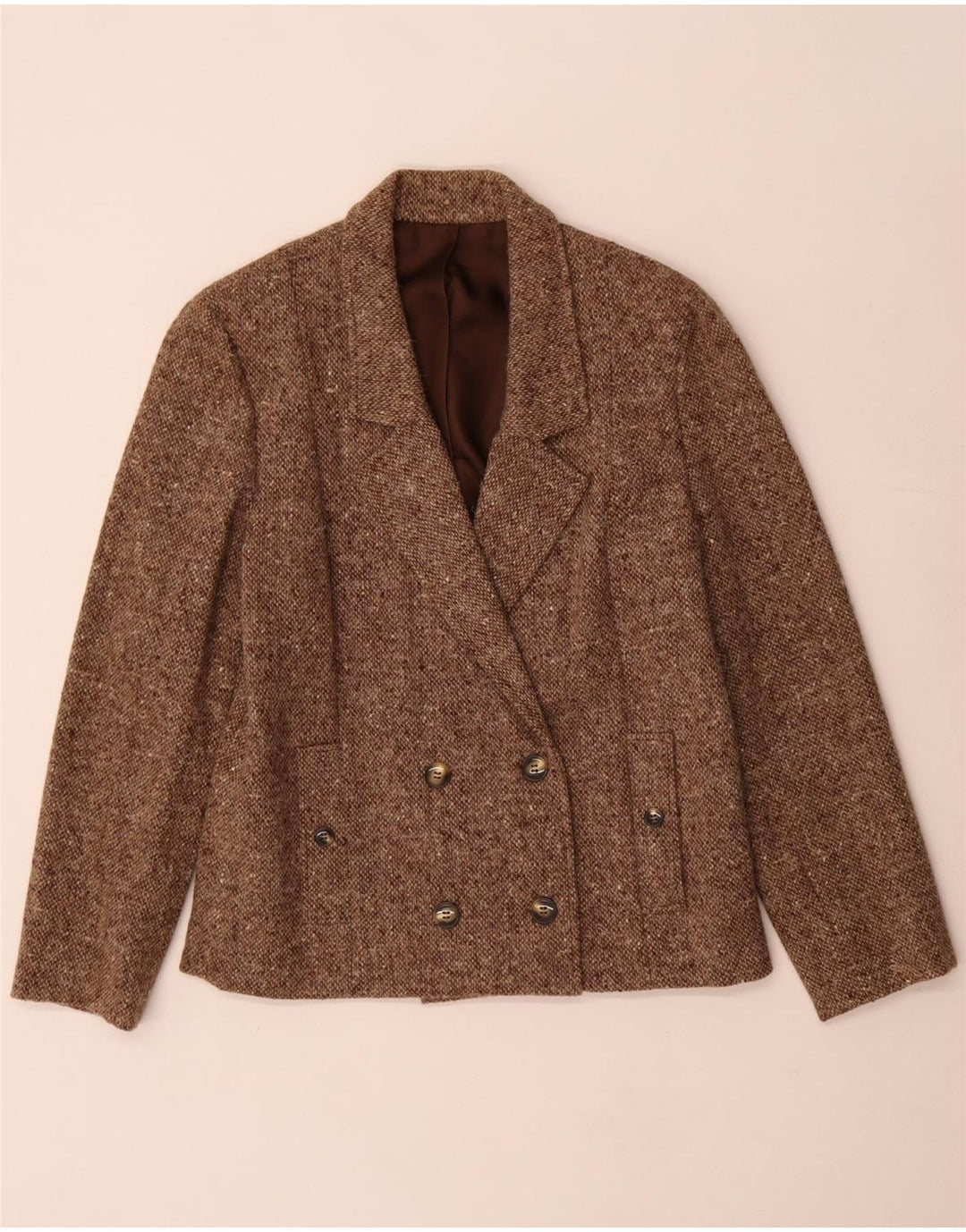 Vintage Γυναικεία Σετ Φούστας 2 τεμαχίων Medium W24 Brown Flecked
