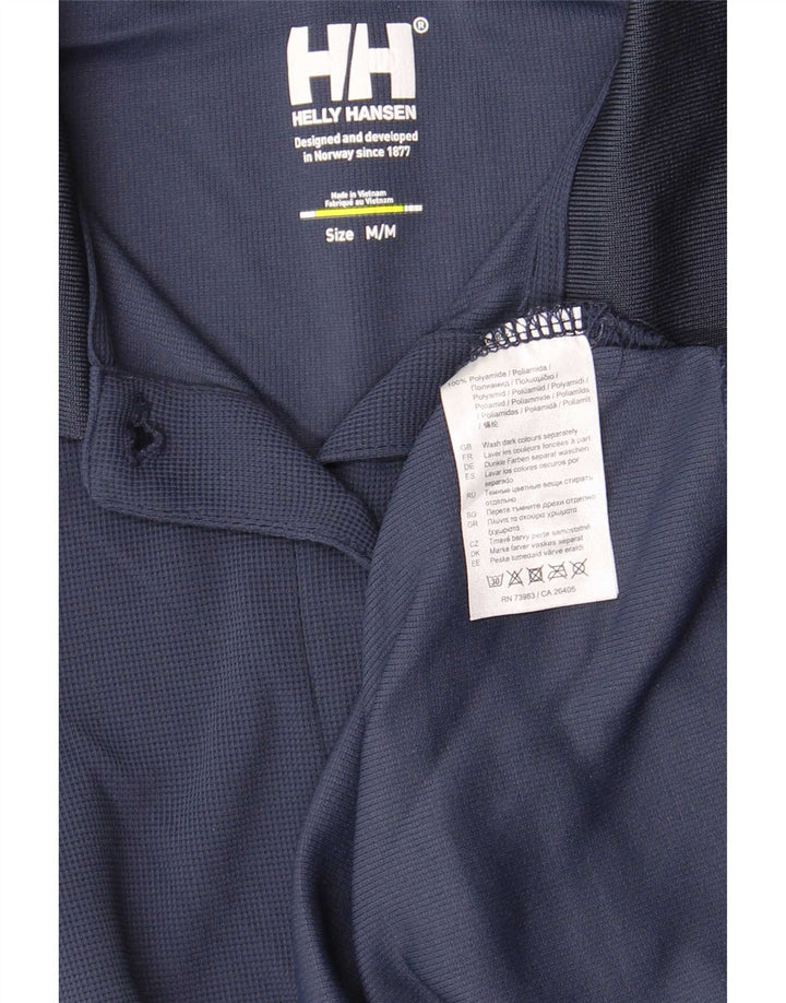 Helly Hansen γυναικείο μπλουζάκι πόλο UK 14 Medium Navy Blue Polyamide
