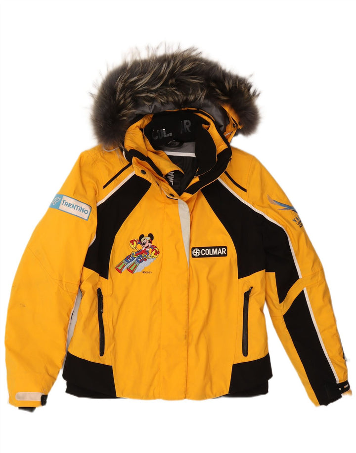 Colmar Γυναικείο μπουφάν σκι με κουκούλα IT 48 XL Yellow Colourblock Nylon
