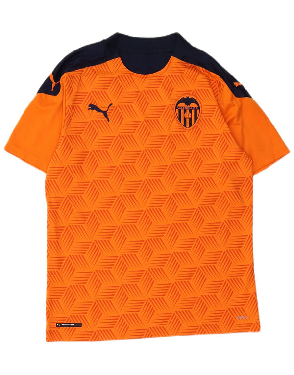 Ανδρικό T-Shirt Puma Valencia Top Medium Orange Colourblock Πολυεστέρας