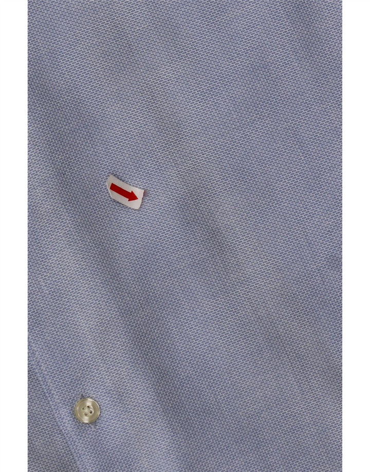 Ανδρικό πουκάμισο ZARA Slim Fit μεγάλο μπλε βαμβακερό