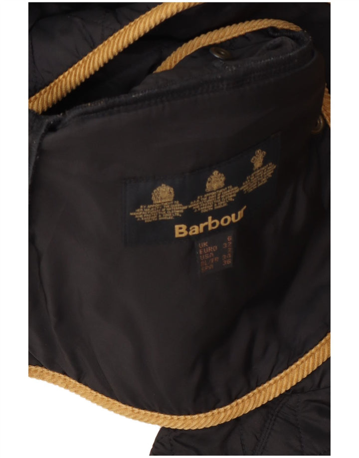 Γυναικείο καπιτονέ μπουφάν Barbour UK 6 XS Grey Colourblock Polyamide