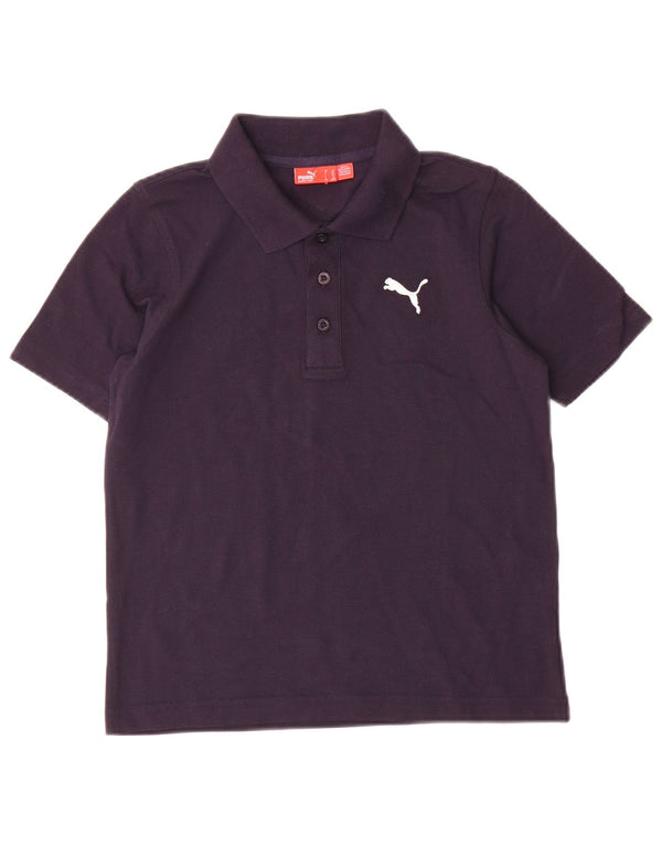 Πουκάμισο Puma Boys Polo 9-10 Years Navy Blue Cotton