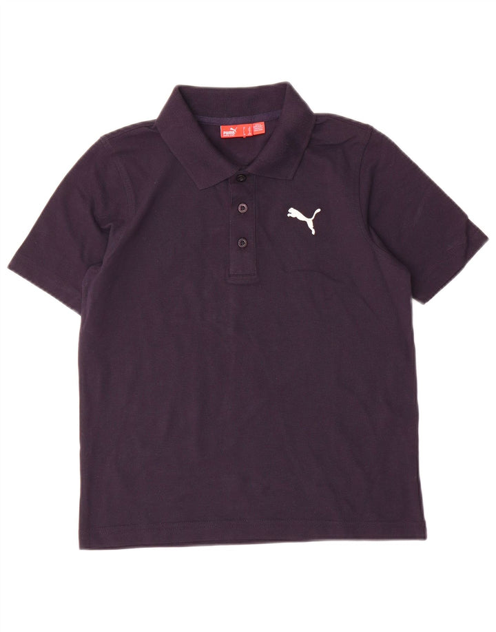 Πουκάμισο Puma Boys Polo 9-10 Years Navy Blue Cotton