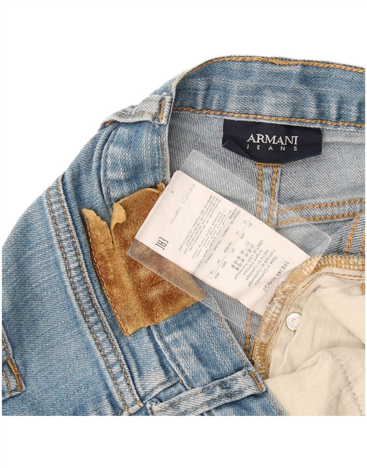 Armani Ανδρικό τζιν ίσιο W34 L32 Μπλε βαμβακερό