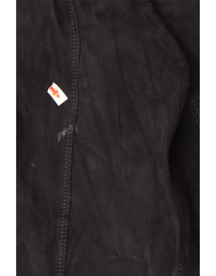 Jeckerson Γυναικείο Suede Bomber Jacket UK 18 XL Navy Blue