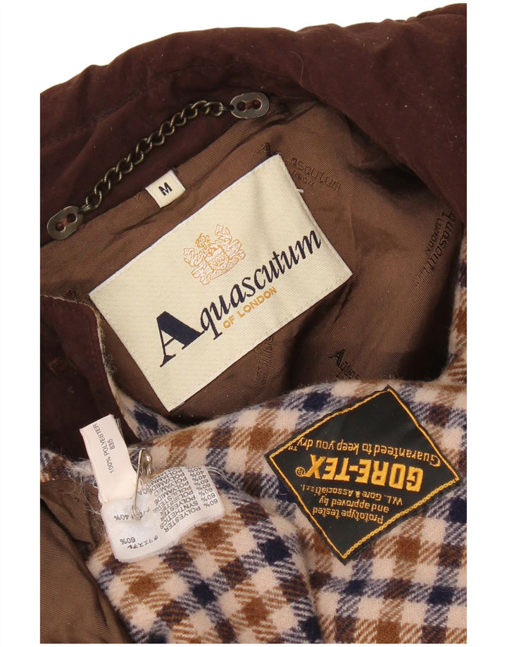 Aquascutum Γυναικείο πανωφόρι Gore-Tex Oversized UK 14 Μεσαίο καφέ πολυεστέρας