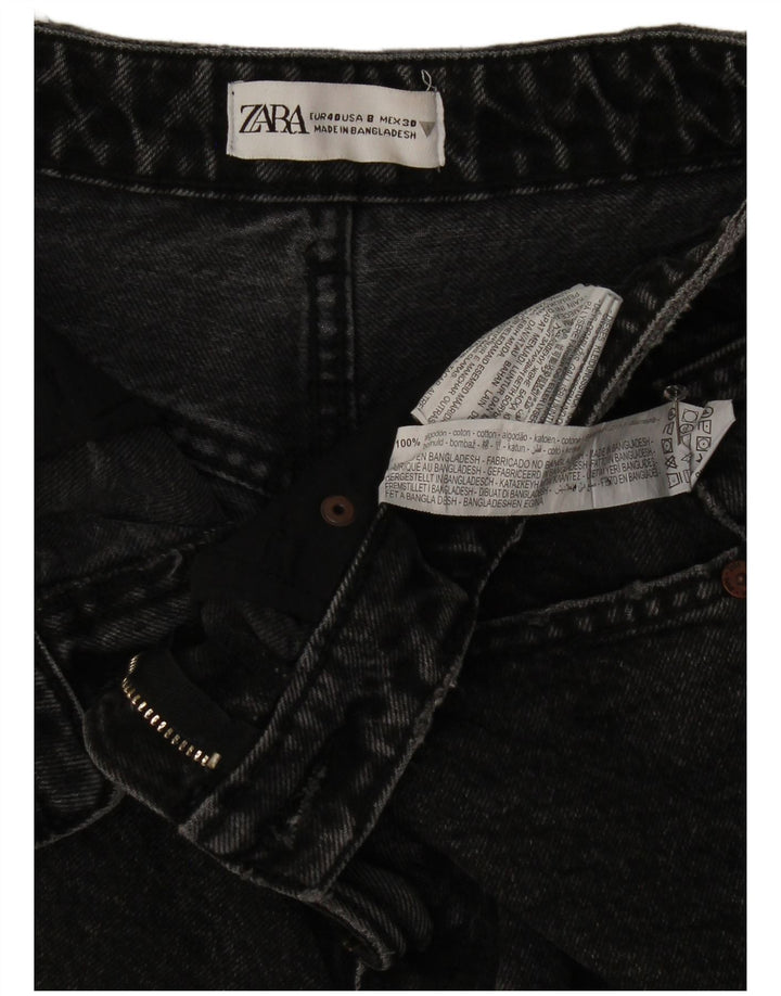 Zara Γυναικείο τζιν σορτς EU 40 Medium W30 Γκρι βαμβακερό