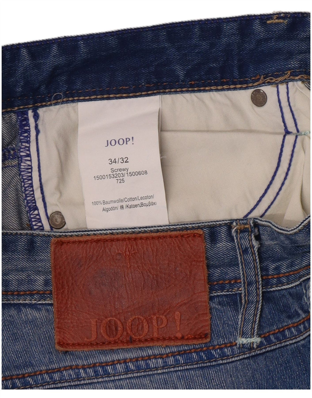 Ανδρικό τζιν Joop Tapered W34 L30 Blue Cotton