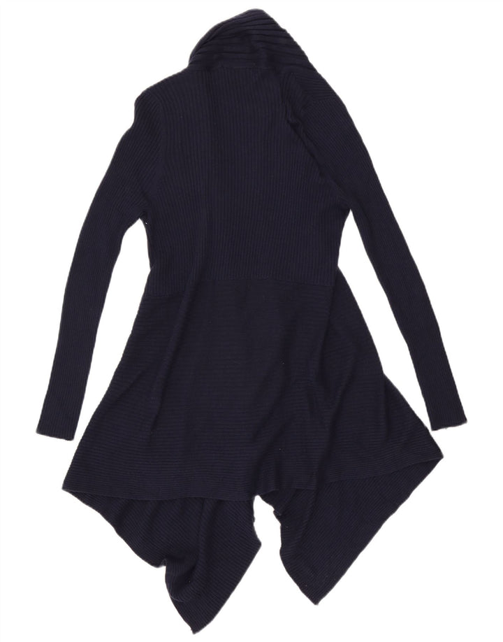 Marks & Spencer Γυναικείο πουλόβερ Longline Cardigan UK 14 Medium Navy Blue