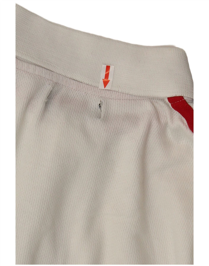 Ανδρικό μπλουζάκι πόλο Kappa, μικρό λευκό χρώμα, βαμβακερό