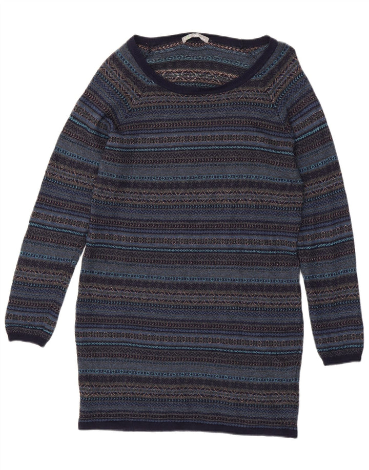 Marks & Spencer Γυναικείο φόρεμα άλτης UK 14 Medium Navy Blue Fair Isle