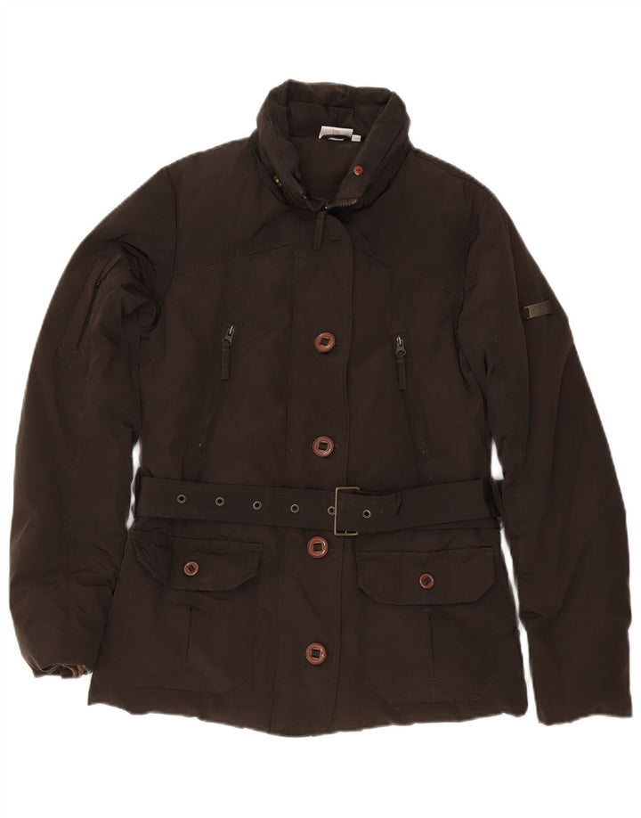 Ellesse Γυναικείο μπουφάν με επένδυση UK 10 Small Brown Πολυεστέρας