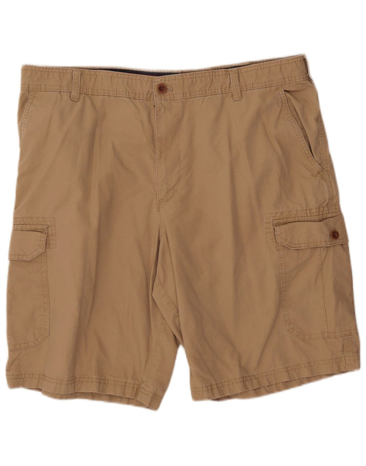 Izod Ανδρικό σορτς Cargo W40 XL Μπεζ βαμβακερό