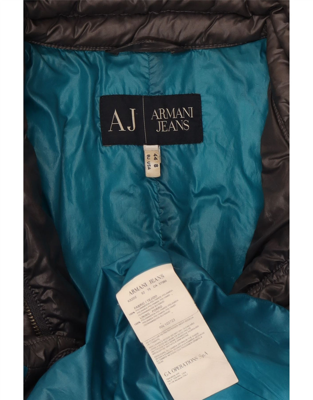 Armani Jeans Γυναικείο παλτό US 8 Medium Grey Polyamide