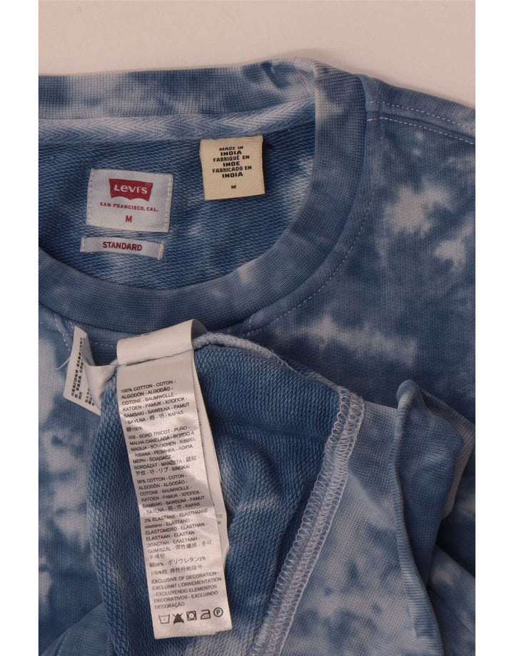 Ανδρικό φούτερ Levi's Standard Fit Jumper Medium Blue Tie Dye Cotton
