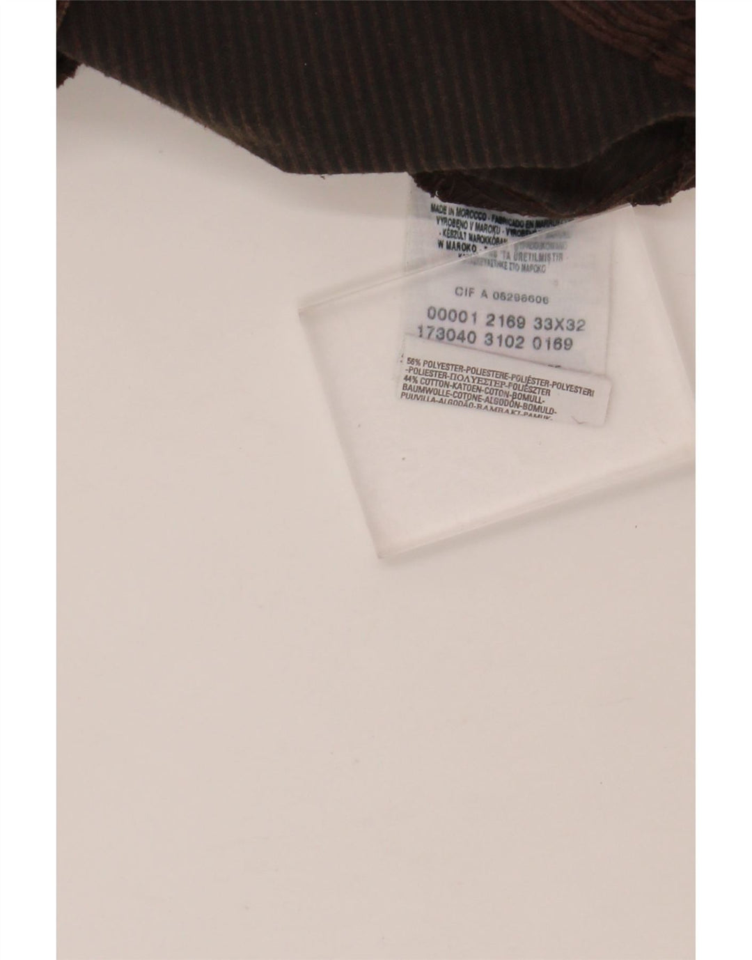 Ανδρικό ίσιο κοτλέ παντελόνι LEVI'S W33 L32 Καφέ Πολυεστέρας