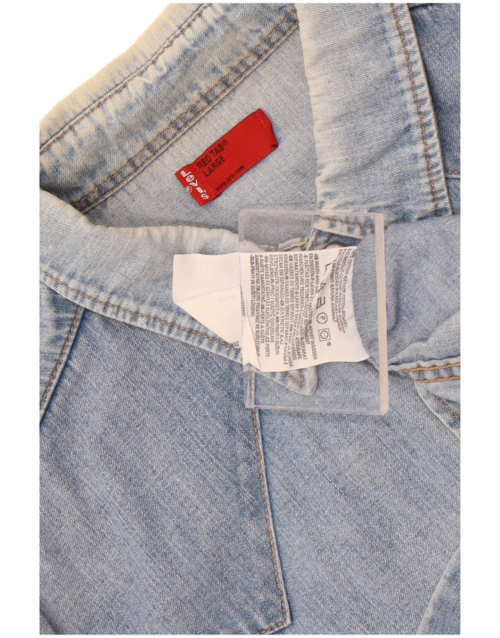 Ανδρικό τζιν πουκάμισο Levi's μεγάλο μπλε βαμβακερό