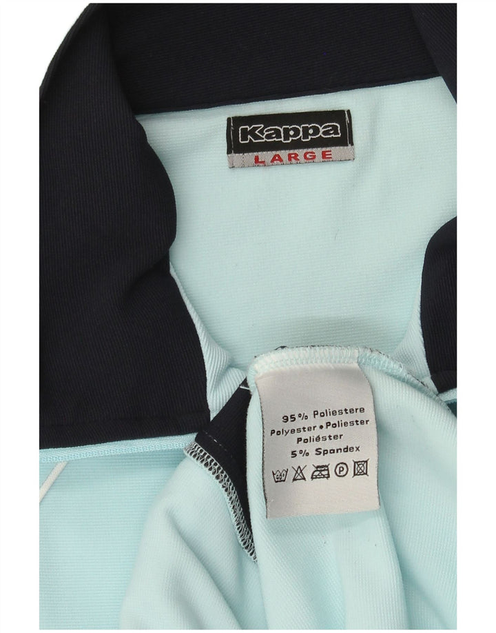 Kappa Γυναικεία αθλητική φόρμα Top Jacket UK 16 Large Blue Colourblock Polyester