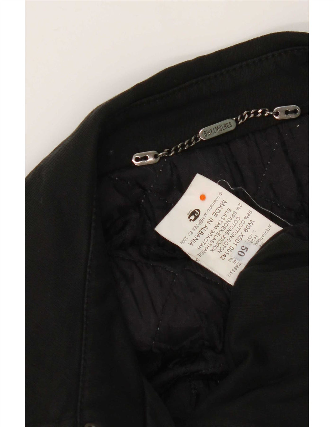 Bikkembergs Γυναικείο Μπουφάν Blazer με διπλό στήθος IT 50 XL μαύρο βαμβακερό