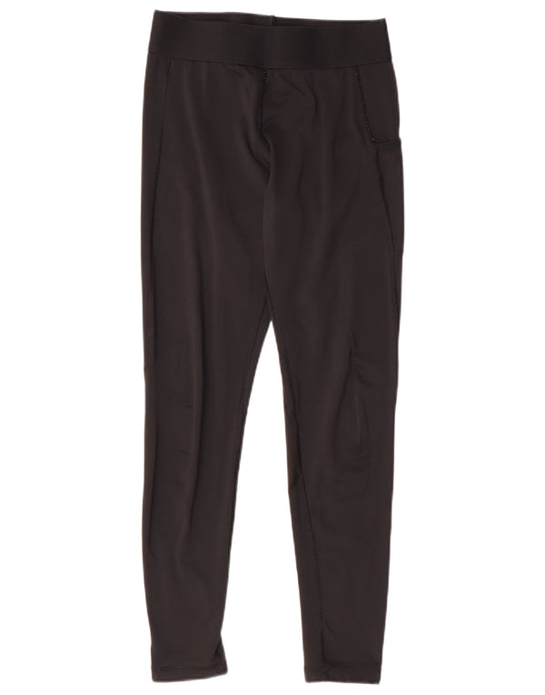 Adidas Womens Tech Fit Graphic κολάν UK 12/14 Medium Black