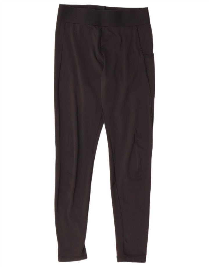 Adidas Womens Tech Fit Graphic κολάν UK 12/14 Medium Black