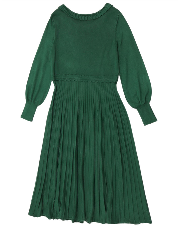 Monsoon γυναικείο φόρεμα άλτης UK 14 Large Green