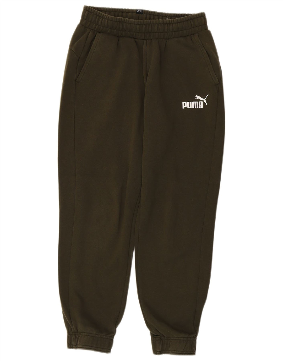 Παντελόνι αθλητικής φόρμας PUMA Boys Joggers 13-14 ετών Χακί βαμβακερό