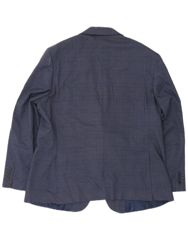 Marks & Spencer Ανδρικό σακάκι με 2 κουμπιά σακάκι UK 48 2XL Blue Houndstooth