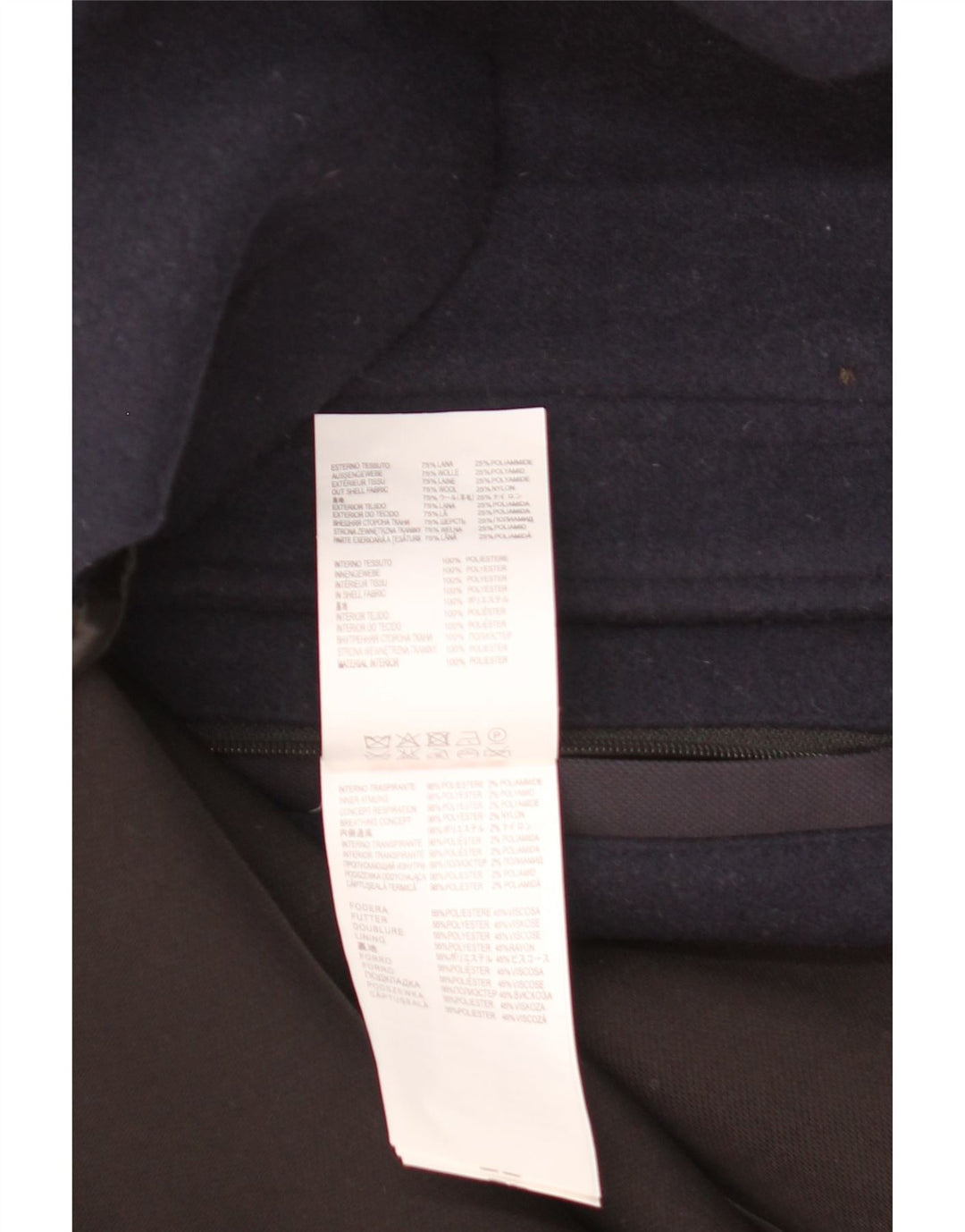 GEOX Ανδρικό Μπουφάν Respira Utility UK 42 XL Navy Blue Wool