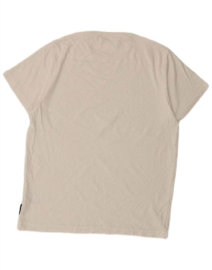 Ανδρικό T-Shirt French Connection Top XL Λευκό βαμβακερό