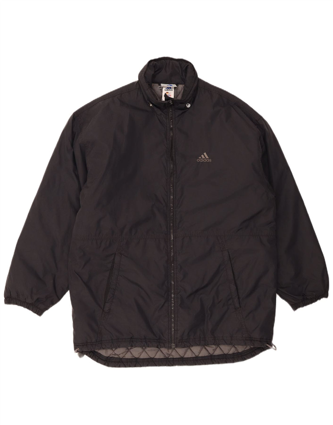 Ανδρικό γραφικό παλτό Adidas Windbreaker UK 38/40 Medium Black Polyamide