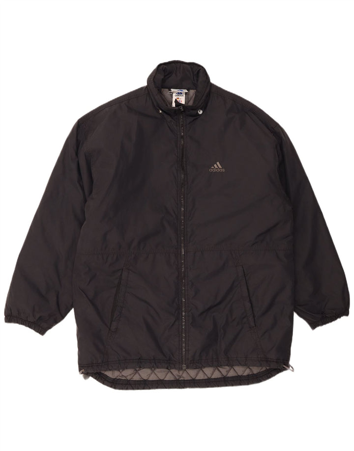 Ανδρικό γραφικό παλτό Adidas Windbreaker UK 38/40 Medium Black Polyamide