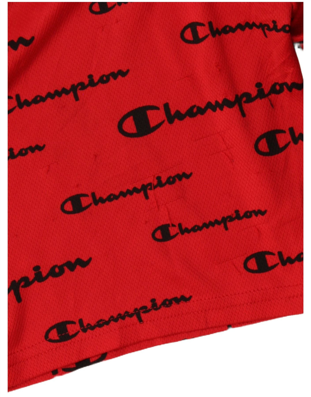 Champion Boys Graphic Sport Short 15-16 Years Red Polyester