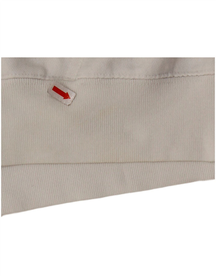 Ανδρικό φούτερ με κουκούλα NIKE UK 45/47 XL Λευκό βαμβακερό