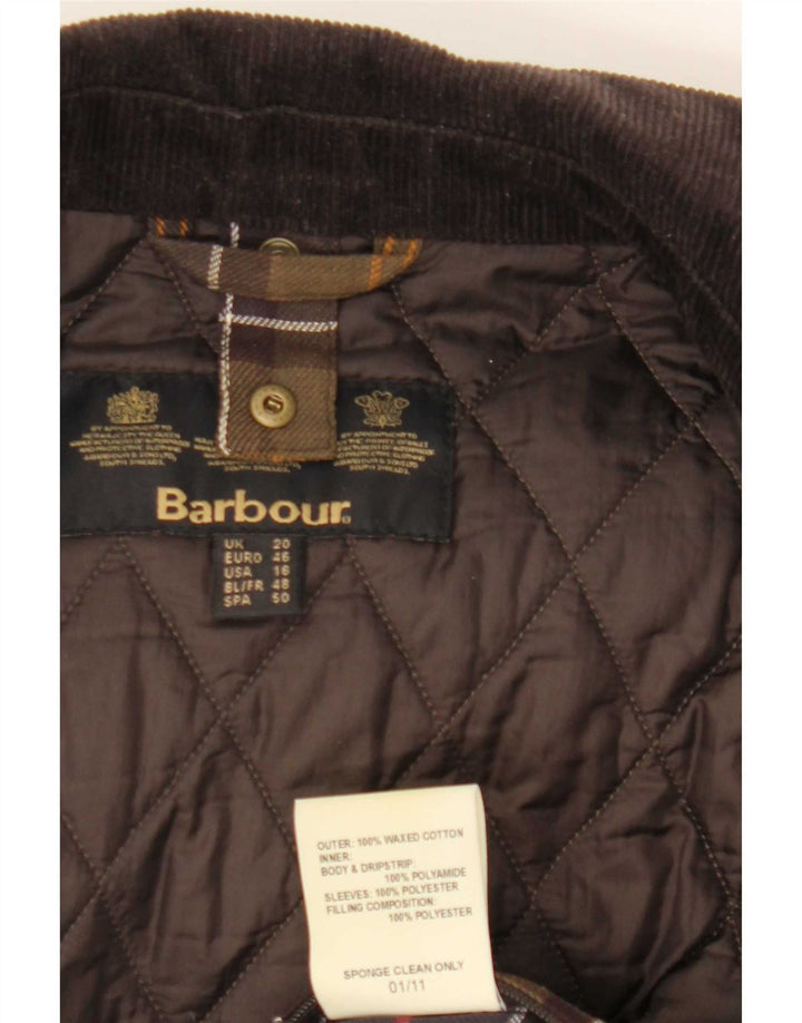 Barbour Γυναικείο Βαμβακερό παλτό UK 20 2XL Χακί