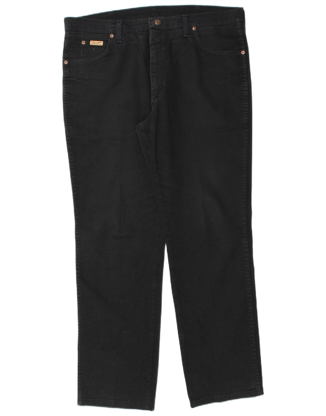 WRANGLER Ανδρικό Texas Straight Jeans W38 L32 Μαύρο βαμβακερό
