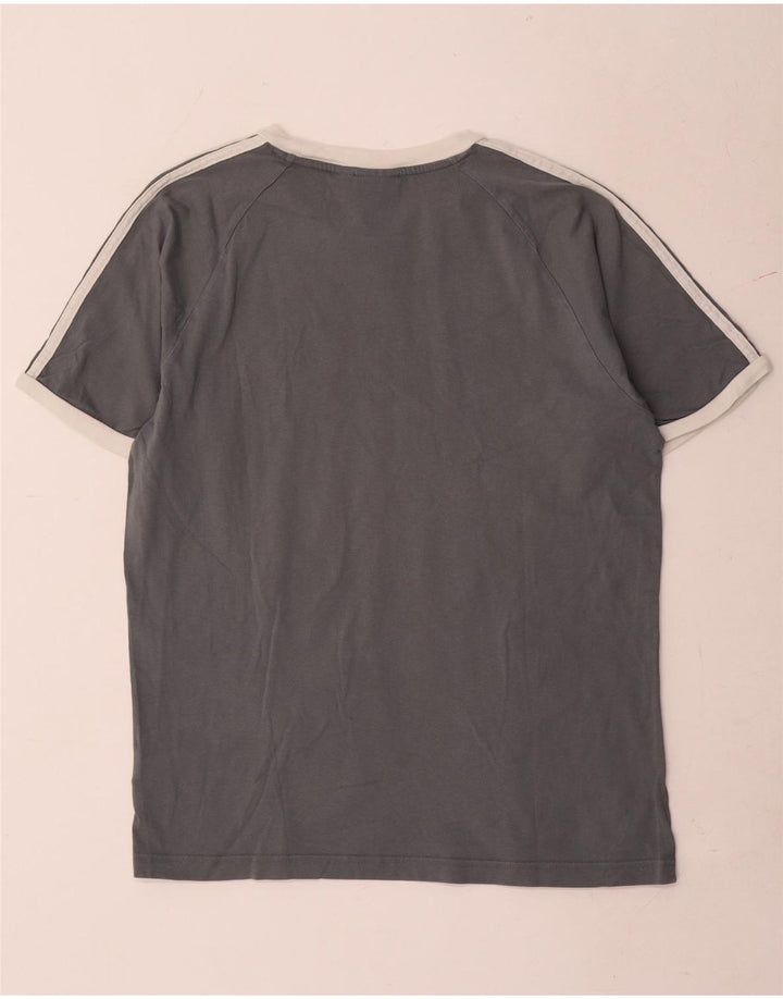 Ανδρικό T-Shirt Adidas Τοπ μεσαίο γκρι βαμβακερό